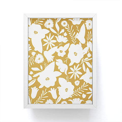 Heather Dutton Finley Floral Goldenrod Framed Mini Art Print