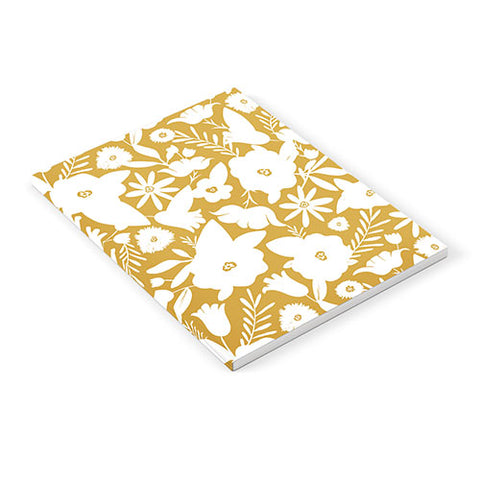 Heather Dutton Finley Floral Goldenrod Notebook