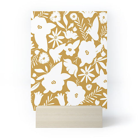 Heather Dutton Finley Floral Goldenrod Mini Art Print