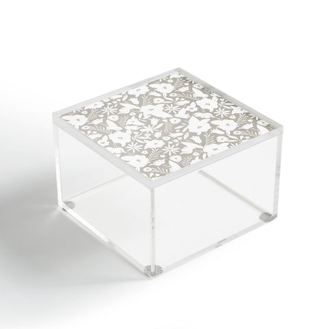 Heather Dutton Finley Floral Stone Acrylic Box
