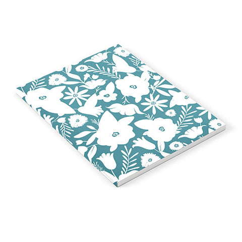 Heather Dutton Finley Floral Teal Notebook