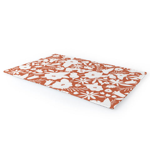 Heather Dutton Finley Floral Terra Cotta Area Rug