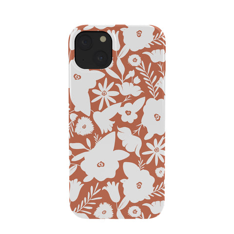 Heather Dutton Finley Floral Terra Cotta Phone Case