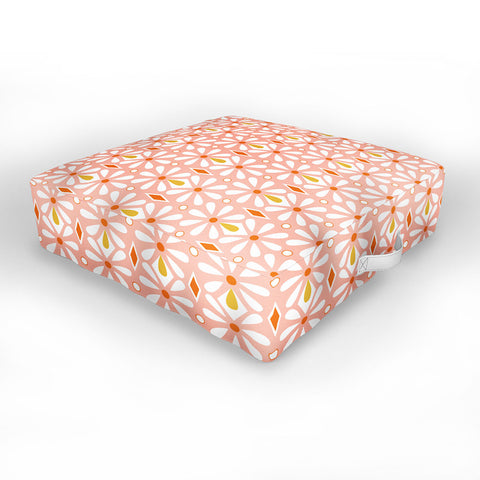 Heather Dutton Fleurette Radiant Outdoor Floor Cushion