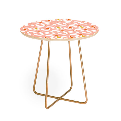 Heather Dutton Fleurette Radiant Round Side Table