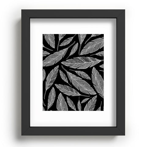 Heather Dutton Float Like A Feather Black Recessed Framing Rectangle