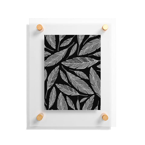 Heather Dutton Float Like A Feather Black Floating Acrylic Print