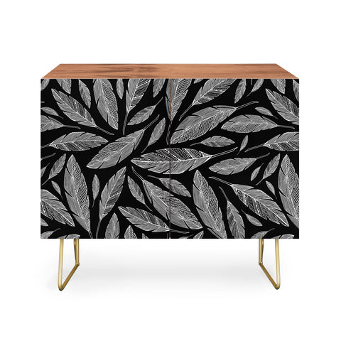 Heather Dutton Float Like A Feather Black Credenza