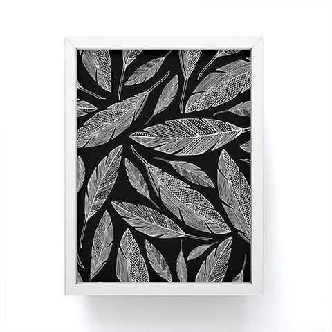 Heather Dutton Float Like A Feather Black Framed Mini Art Print