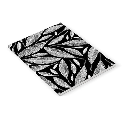 Heather Dutton Float Like A Feather Black Notebook