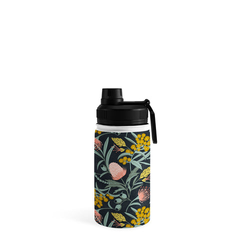 Heather Dutton Flora Australis Midnight Water Bottle