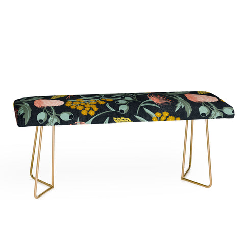 Heather Dutton Flora Australis Midnight Bench