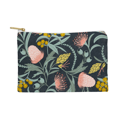 Heather Dutton Flora Australis Midnight Pouch