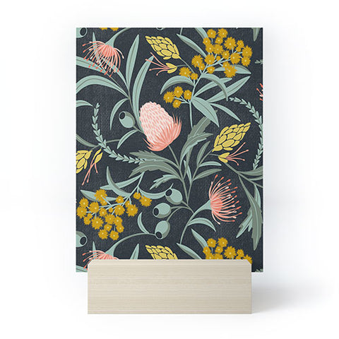 Heather Dutton Flora Australis Midnight Mini Art Print