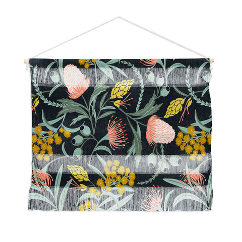 Heather Dutton Flora Australis Midnight Wall Hanging Landscape