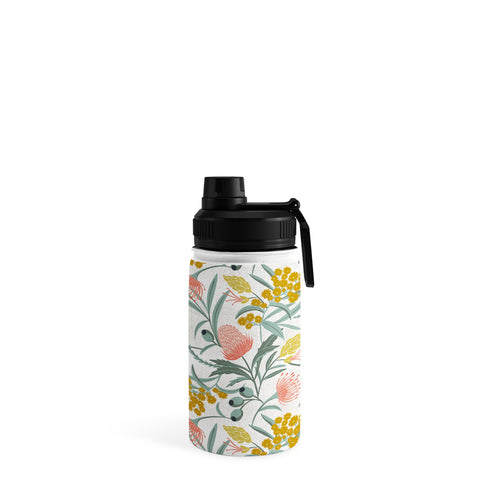 Heather Dutton Flora Australis White Water Bottle