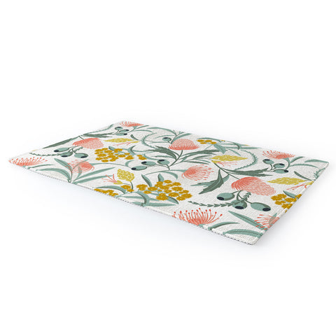 Heather Dutton Flora Australis White Area Rug