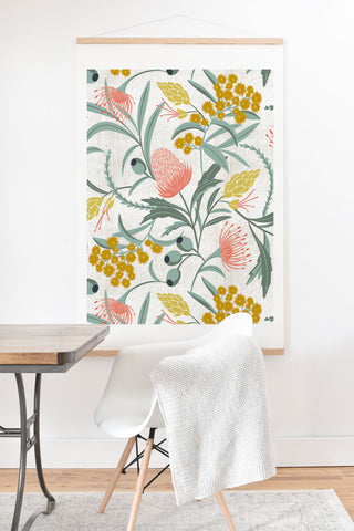 Heather Dutton Flora Australis White Art Print And Hanger