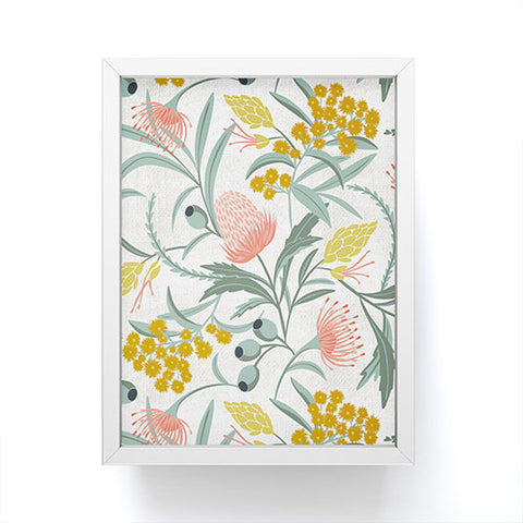 Heather Dutton Flora Australis White Framed Mini Art Print