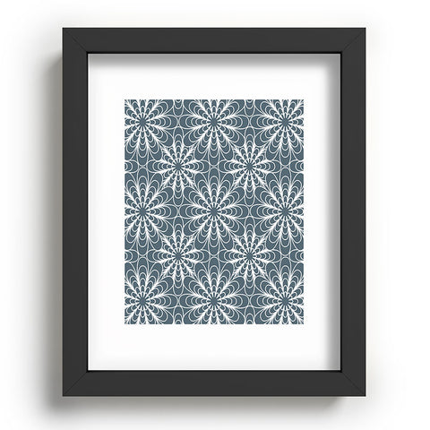 Heather Dutton Flora Midnight Recessed Framing Rectangle