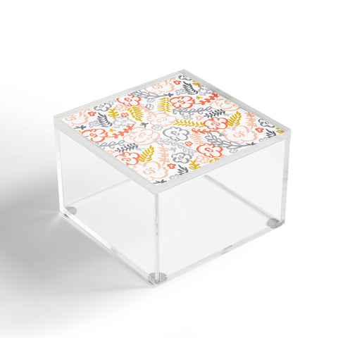 Heather Dutton Floral Brush Acrylic Box