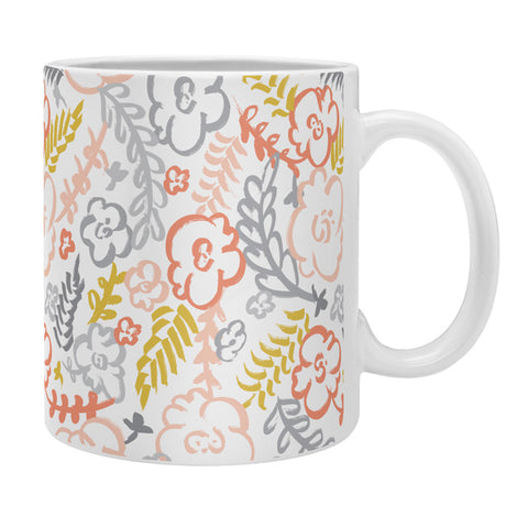 Heather Dutton Floral Brush Coffee Mug