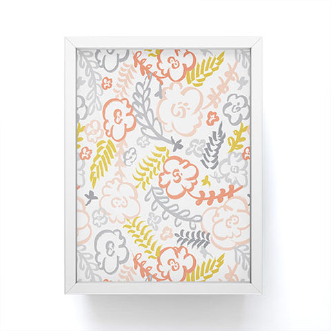 Heather Dutton Floral Brush Framed Mini Art Print