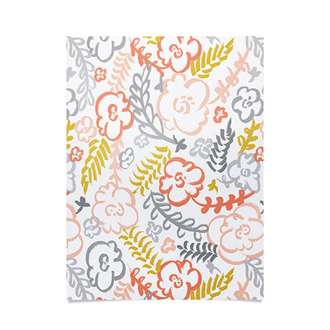 Heather Dutton Floral Brush Poster