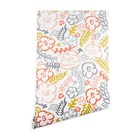 Heather Dutton Floral Brush Wallpaper