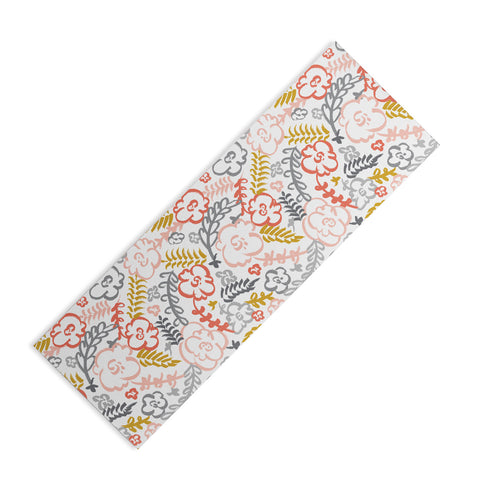 Heather Dutton Floral Brush Yoga Mat