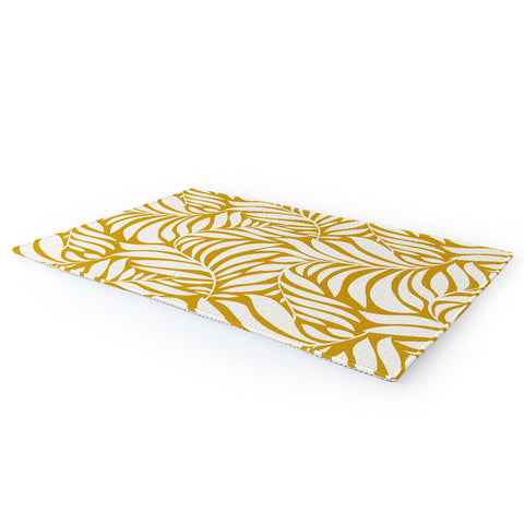 Heather Dutton Flowing Leaves Goldenrod Area Rug