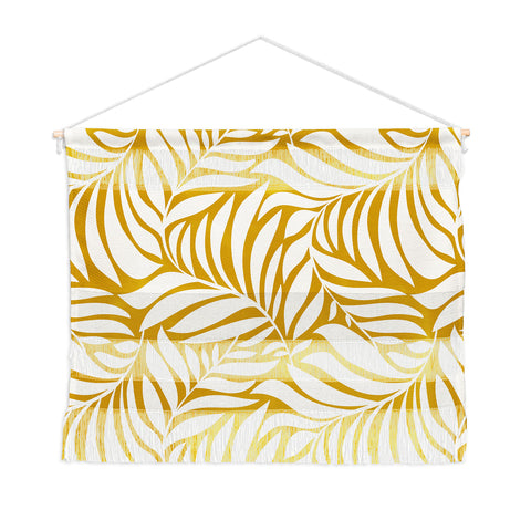 Heather Dutton Flowing Leaves Goldenrod Wall Hanging Landscape