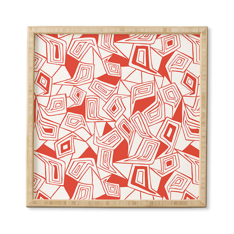 Heather Dutton Fragmented Flame Framed Wall Art