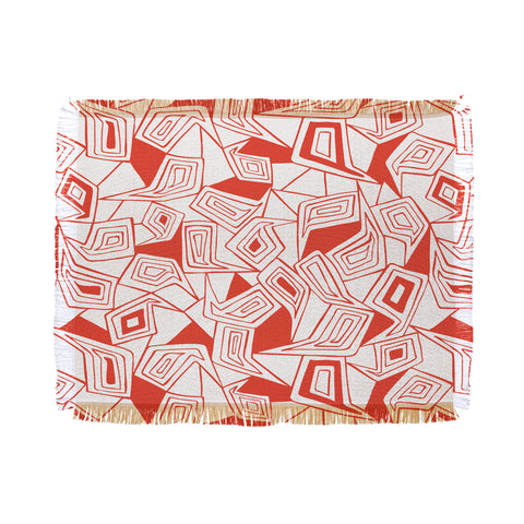 Heather Dutton Fragmented Flame Throw Blanket