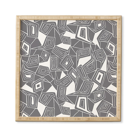 Heather Dutton Fragmented Grey Framed Wall Art