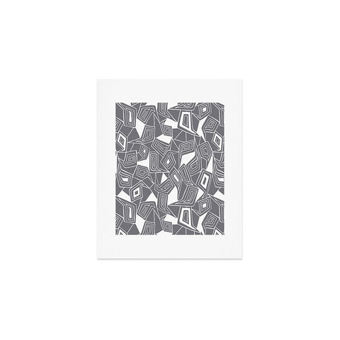 Heather Dutton Fragmented Grey Art Print
