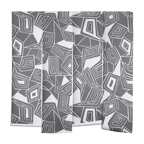 Heather Dutton Fragmented Grey Wall Mural