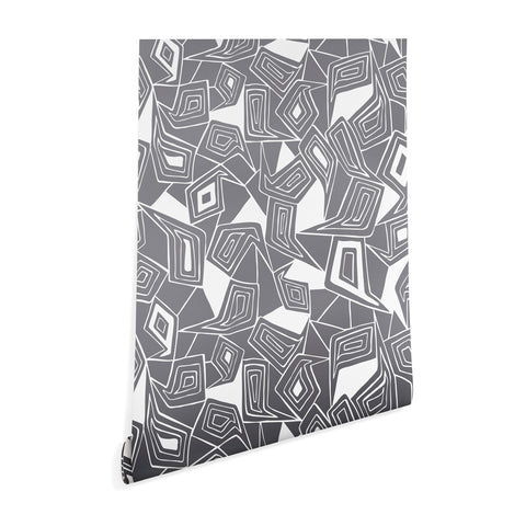 Heather Dutton Fragmented Grey Wallpaper