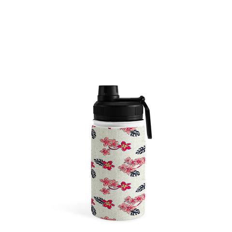 Heather Dutton Frangipani Pink Punch Water Bottle