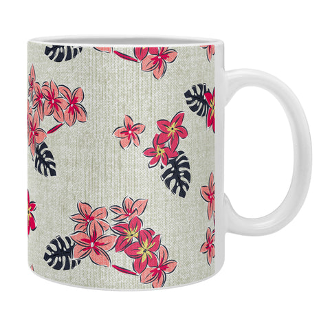 Heather Dutton Frangipani Pink Punch Coffee Mug