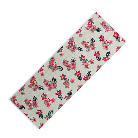 Heather Dutton Frangipani Pink Punch Yoga Mat