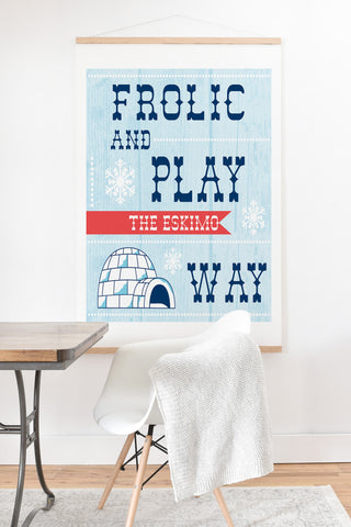 Heather Dutton Frolic And Play Art Print And Hanger