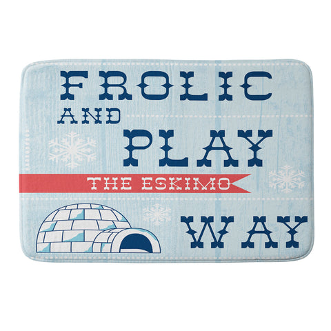Heather Dutton Frolic And Play Memory Foam Bath Mat