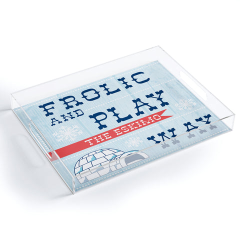 Heather Dutton Frolic And Play Acrylic Tray