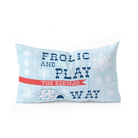 Heather Dutton Frolic And Play Oblong Throw Pillow