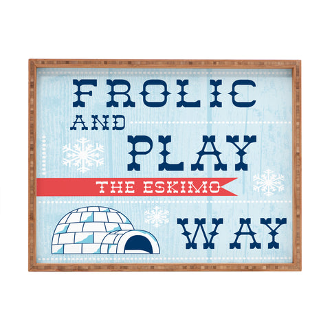 Heather Dutton Frolic And Play Rectangular Tray