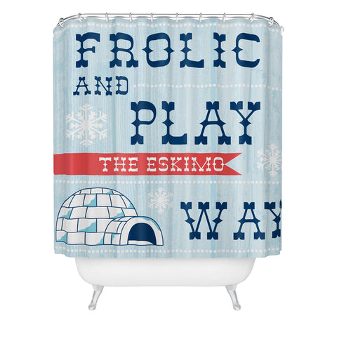 Heather Dutton Frolic And Play Shower Curtain