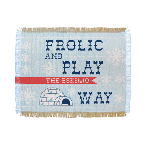 Heather Dutton Frolic And Play Throw Blanket