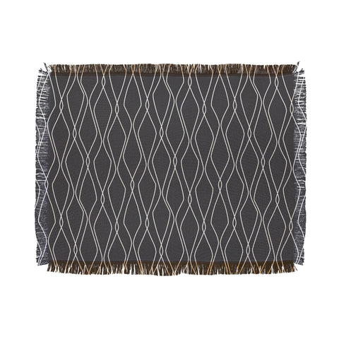 Heather Dutton Fuge Slate Throw Blanket
