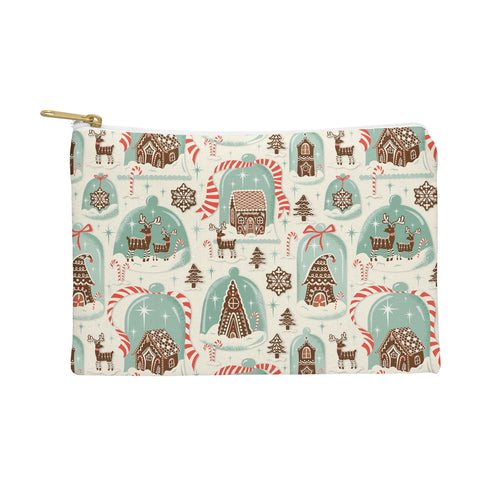 Heather Dutton Gingerbread Village Cream Pouch